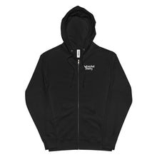 Load image into Gallery viewer, Unisex fleece zip up hoodie