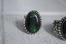 Load image into Gallery viewer, Black Jack Turquoise Ring