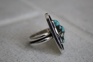 Campitos Turquoise Nugget ring size 7.75