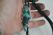 Load image into Gallery viewer, Turquoise Bolt Bolo