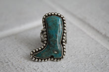 Load image into Gallery viewer, Kinsman Turquoise Boot Ring size 8.25