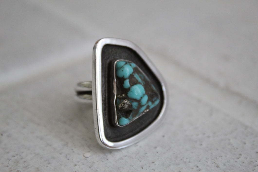 Campitos Turquoise Nugget ring size 7.75