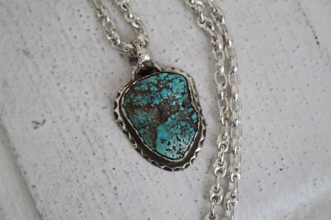 Turquoise Nugget Necklace