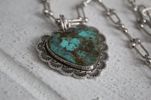 Load image into Gallery viewer, Turquoise Heart Necklace