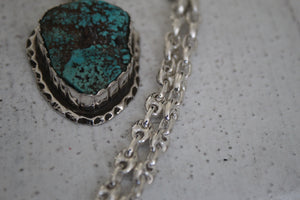 Turquoise Nugget Necklace