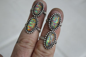 Sterling Opal rings