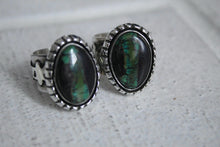 Load image into Gallery viewer, Black Jack Turquoise Ring