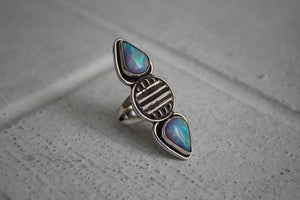 Aurora Opal Ring sz 7