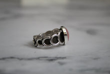 Load image into Gallery viewer, Pink Opal Moon Phases Ring sz 8