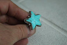Load image into Gallery viewer, Turquoise Star Ring size 6