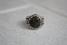 Load image into Gallery viewer, Tibetan Turquoise Ring size 8.5