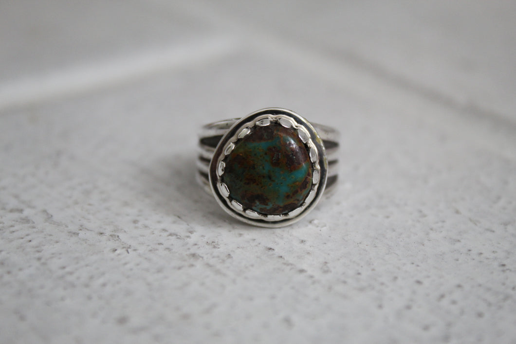 Tibetan Turquoise Ring size 8.5