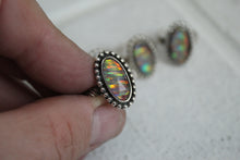 Load image into Gallery viewer, Sterling Opal rings