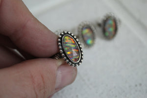 Sterling Opal rings