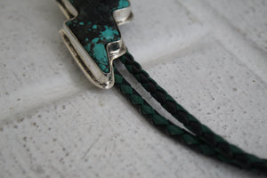 Turquoise Bolt Bolo