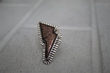 Load image into Gallery viewer, Copper Bolt Ring sz 6