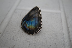 Labradorite Ring sz 8
