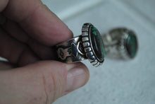 Load image into Gallery viewer, Black Jack Turquoise Ring