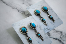 Load image into Gallery viewer, Turquoise Sunburst Earrings
