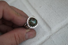 Load image into Gallery viewer, Tibetan Turquoise Ring size 8.5