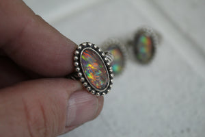 Sterling Opal rings