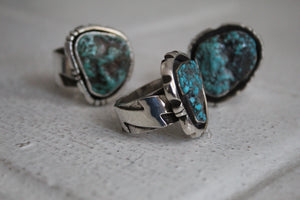 Lightning Bolt Band Rings