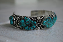Load image into Gallery viewer, Turquoise Nugget Cuff