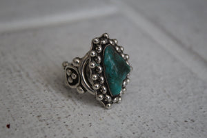 Calico Turquoise Ring Size 7