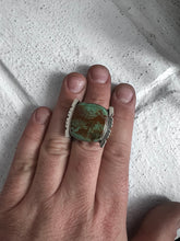 Load image into Gallery viewer, Tyrone Turquoise Ring sz 10