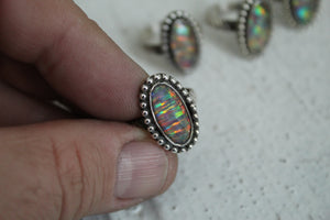 Sterling Opal rings