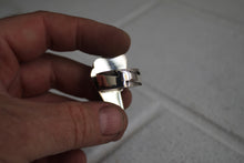 Load image into Gallery viewer, White Buffalo Bolt Ring sz 8.5