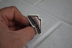 Copper Bolt Ring sz 6