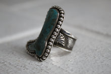 Load image into Gallery viewer, Kinsman Turquoise Boot Ring size 8.25