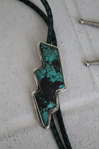 Turquoise Bolt Bolo