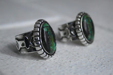 Load image into Gallery viewer, Black Jack Turquoise Ring