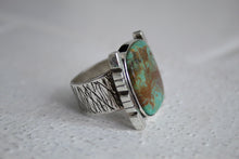 Load image into Gallery viewer, Tyrone Turquoise Ring sz 10