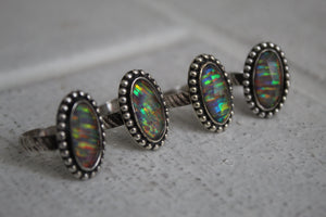 Sterling Opal rings