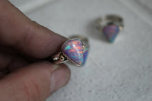 Load image into Gallery viewer, Aurora Opal Sterling and 14k ring