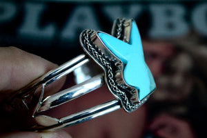 Turquoise Bunny Cuff
