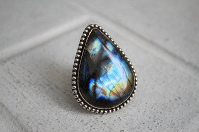 Labradorite Ring sz 8