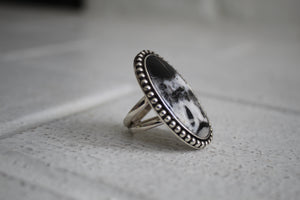 White Buffalo Ring sz 7