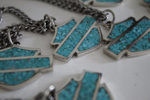 Load image into Gallery viewer, Small Bar N Shield Inlay Necklace