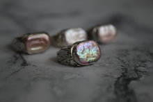 Load image into Gallery viewer, Casted Fresh Water Pearls Rings