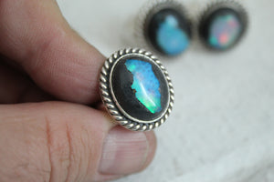 Galaxy Opal rings