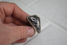Load image into Gallery viewer, White Buffalo Bolt Ring sz 8.5