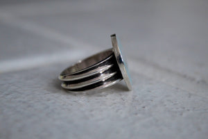 TCB Turquoise Inlay Ring sz 7