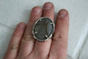 Labradorite Ring sz 10.75