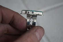 Load image into Gallery viewer, Turquoise Cross Ring Sz 10.75