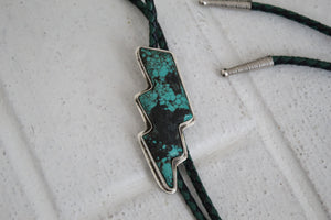 Turquoise Bolt Bolo
