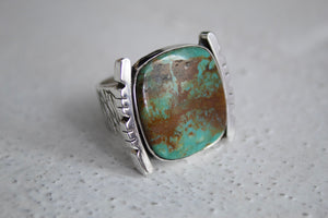 Tyrone Turquoise Ring sz 10